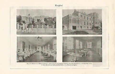 LAMINA ESPASA 30249: Hospital Rivadavia de Buenos Aires