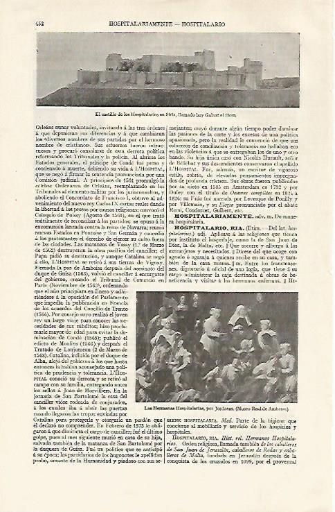 LAMINA ESPASA 30253: Castillo de los Hospitalarios Siria