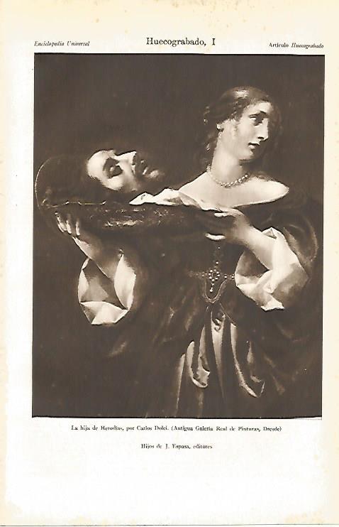 LAMINA ESPASA 30259: La hija de Herodias por Carlo Dolci