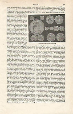 LAMINA ESPASA 30296: Monedas antiguas de Hungria