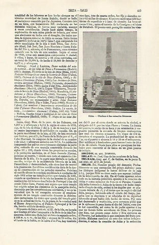 LAMINA ESPASA 30305: Obelisco a los corsarios de Ibiza