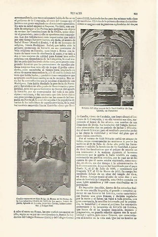 LAMINA ESPASA 30320: Retablo de la Real Basilica de San Ignacio en Pamplona