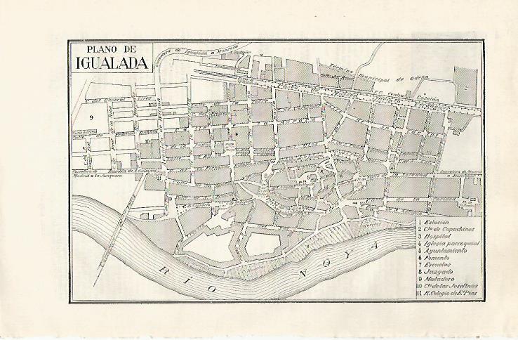 LAMINA ESPASA 30322: Plano de Igualada Barcelona
