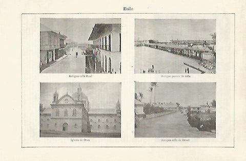 LAMINA ESPASA 30326: Vistas de Iloilo Filipinas