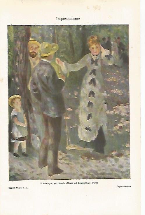 LAMINA ESPASA 30334: El columpio por Renoir