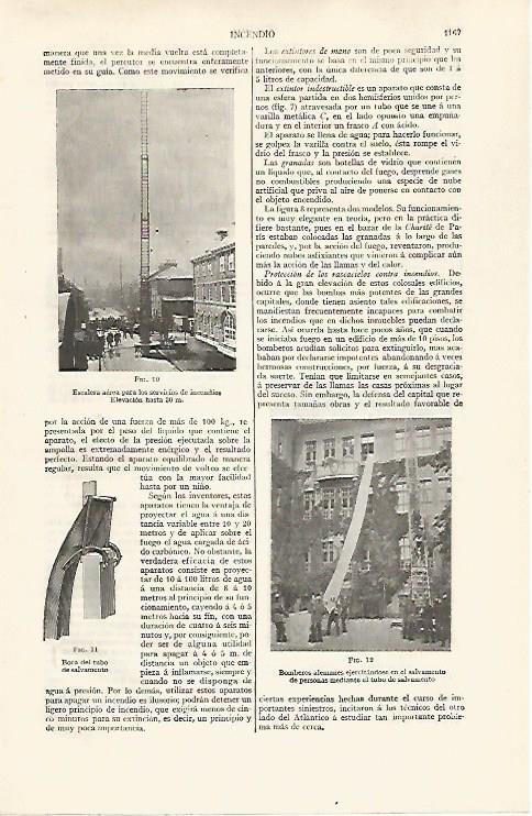 LAMINA ESPASA 30337: Escalera para apagar incendios