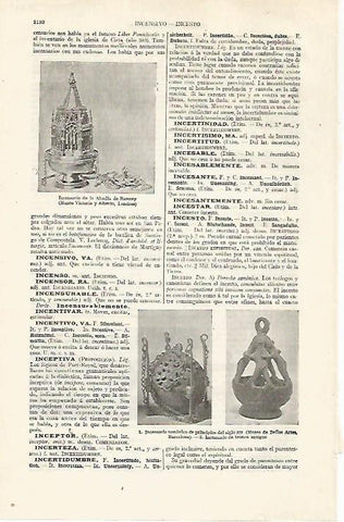 LAMINA ESPASA 30344: Incensarios