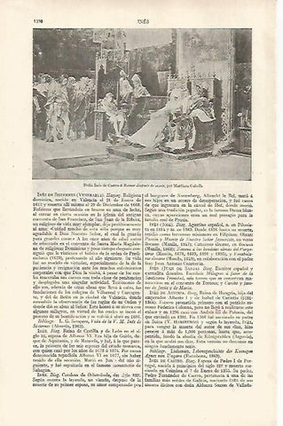 LAMINA ESPASA 30367: Doña Ines de Castro por Martinez Cubells