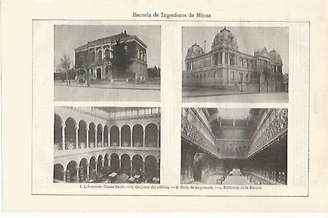 LAMINA ESPASA 30377:  Escuela de Ingenieros de Minas 