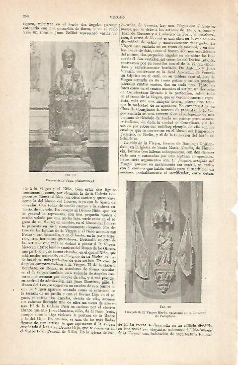 LAMINA ESPASA 30425: Virgen de la Vega de Salamanca