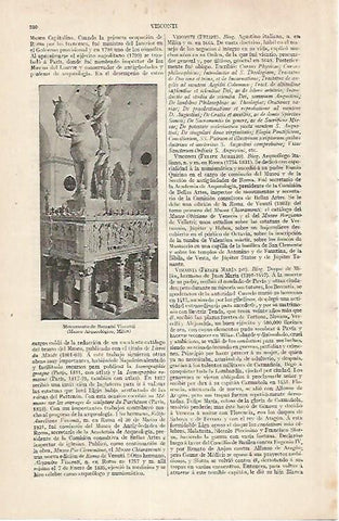 LAMINA ESPASA 30444: Monumento a Bernabe Visconti en Milan