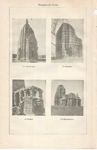 LAMINA ESPASA 30454: Templos de Visnu en India