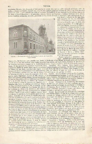 LAMINA ESPASA 30472: Colegio del Sagrado Corazon de Vitoria
