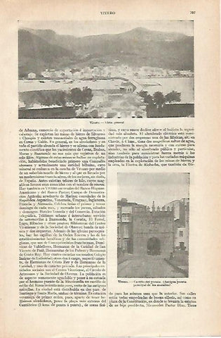 LAMINA ESPASA 30485: Castillo del puente en Vivero Lugo