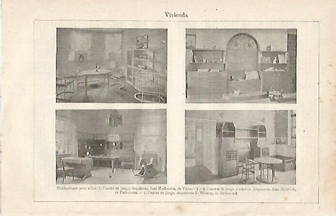 LAMINA ESPASA 30489: Habitaciones para niños