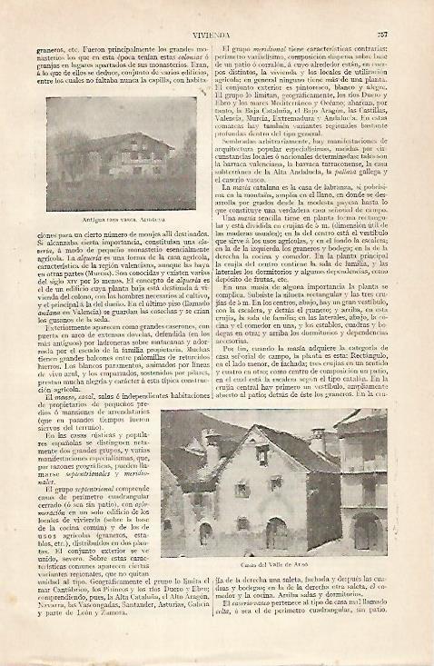 LAMINA ESPASA 30493: Antigua casa vasca 