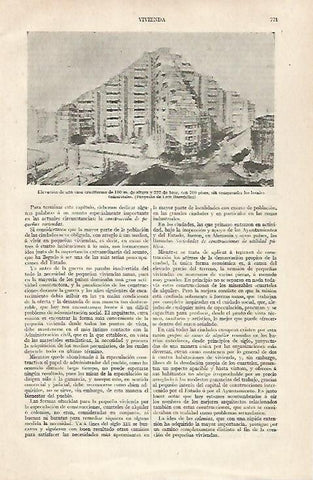 LAMINA ESPASA 30495: Proyecto de viviendas de Luis Baerdelles