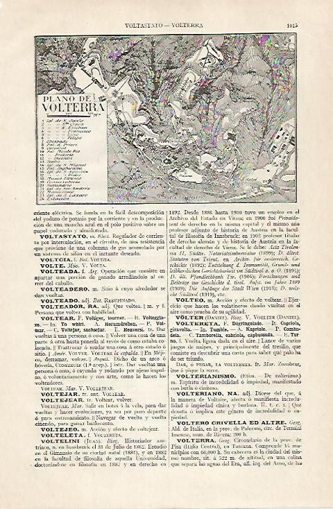 LAMINA ESPASA 30505: Plano de Volterra
