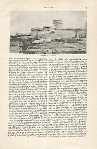 LAMINA ESPASA 30507: Castillo de Volterra