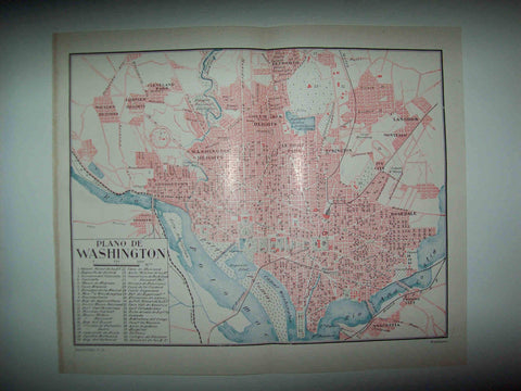 LAMINA ESPASA 30527: Plano de Washington