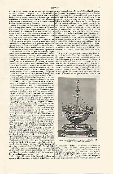 LAMINA ESPASA 30537: La naveta de Santa Ursula