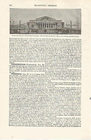 LAMINA ESPASA 30578: Proyecto de la Bolsa de San Petersburgo