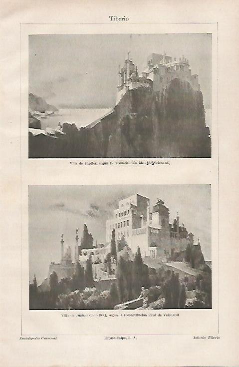 LAMINA ESPASA 30595: Villa de Jupiter segun Veichardij