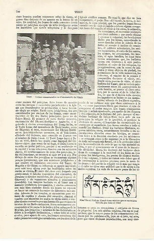 LAMINA ESPASA 30602: Lamas en el Monasterio de Himis Tibet