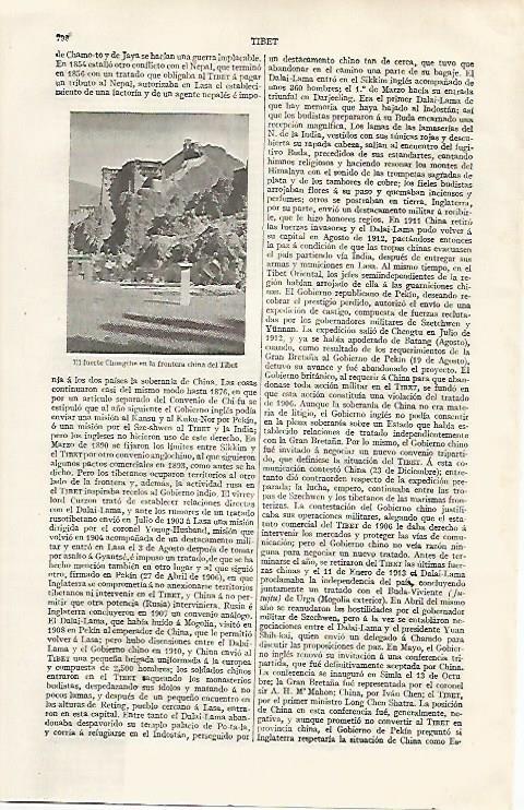 LAMINA ESPASA 30604: Fuerte Chongche Tibet