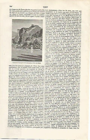 LAMINA ESPASA 30604: Fuerte Chongche Tibet