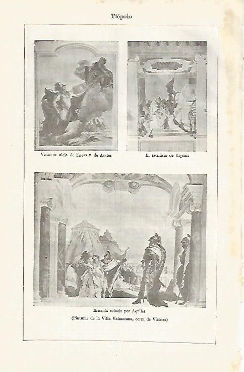 LAMINA ESPASA 30616: Pinturas de la Villa Valmarana por Tiepolo