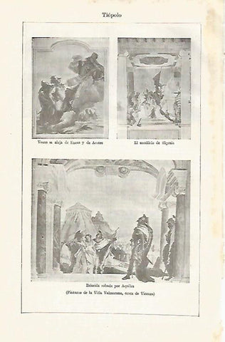 LAMINA ESPASA 30616: Pinturas de la Villa Valmarana por Tiepolo