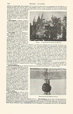 LAMINA ESPASA 30652: Iglesia de Tilloloy antes del 1914