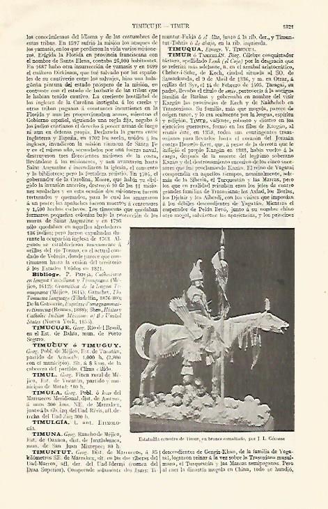 LAMINA ESPASA 30658: Estatuilla ecuestre de Timur