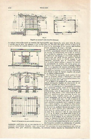 LAMINA ESPASA 30664: Tinglado de entramado