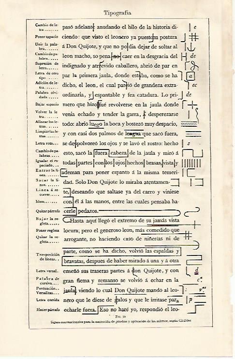 LAMINA ESPASA 30686: Signos convencionales para la correccion de pruebas