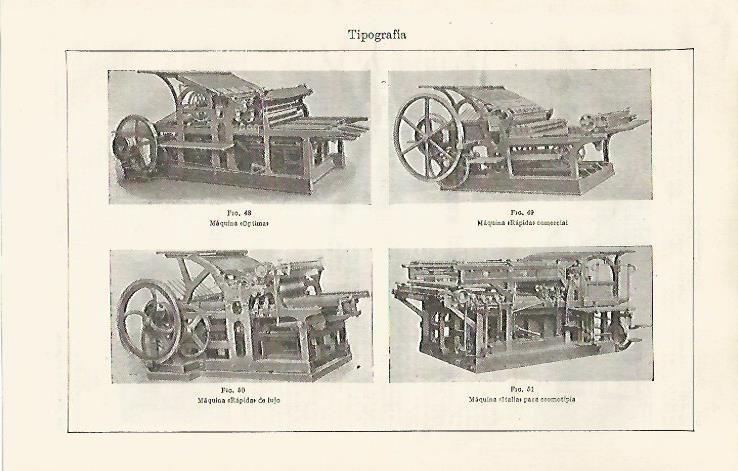 LAMINA ESPASA 30690: Maquinas para tipografia