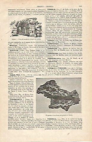 LAMINA ESPASA 30703: Dibujo del castillo de Tirinto Grecia