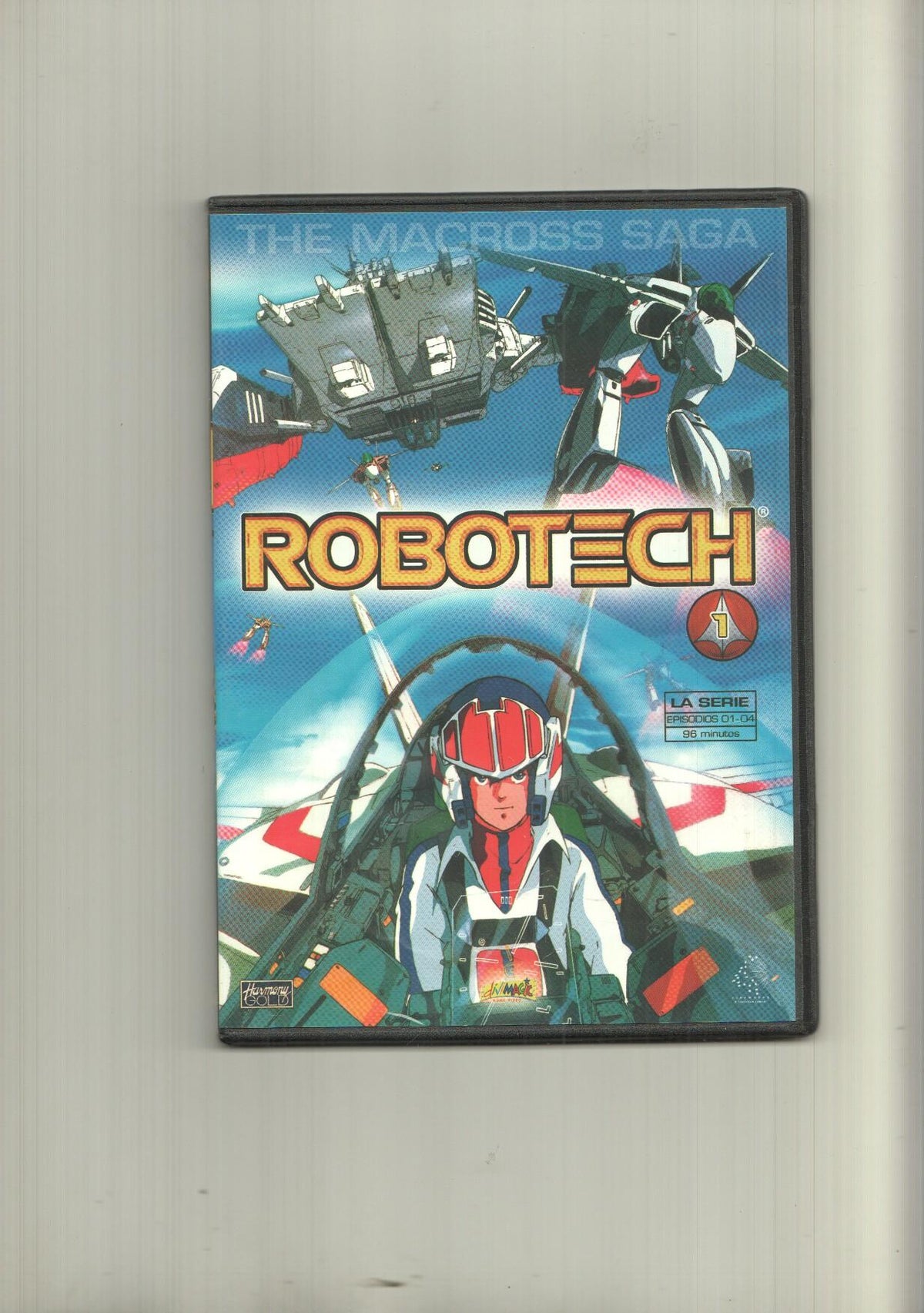 DVD: The Macross Saga Robotech numero 01 con los episodios 1 al 4