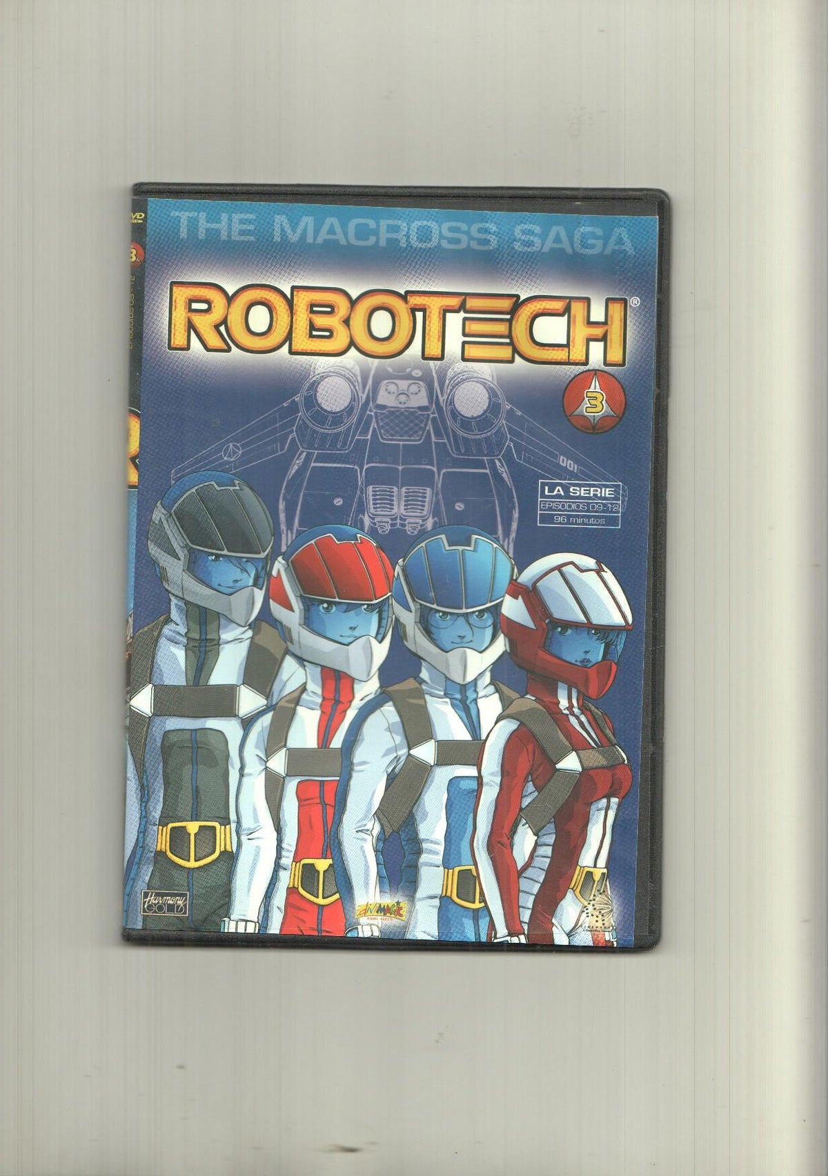 DVD: The Macross Saga Robotech numero 03 con los episodios 9 al 12