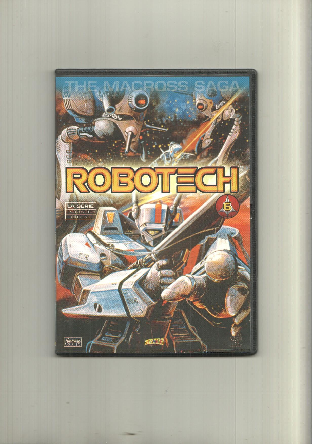 DVD: The Macross Saga Robotech numero 06 con los episodios 21 aL 24