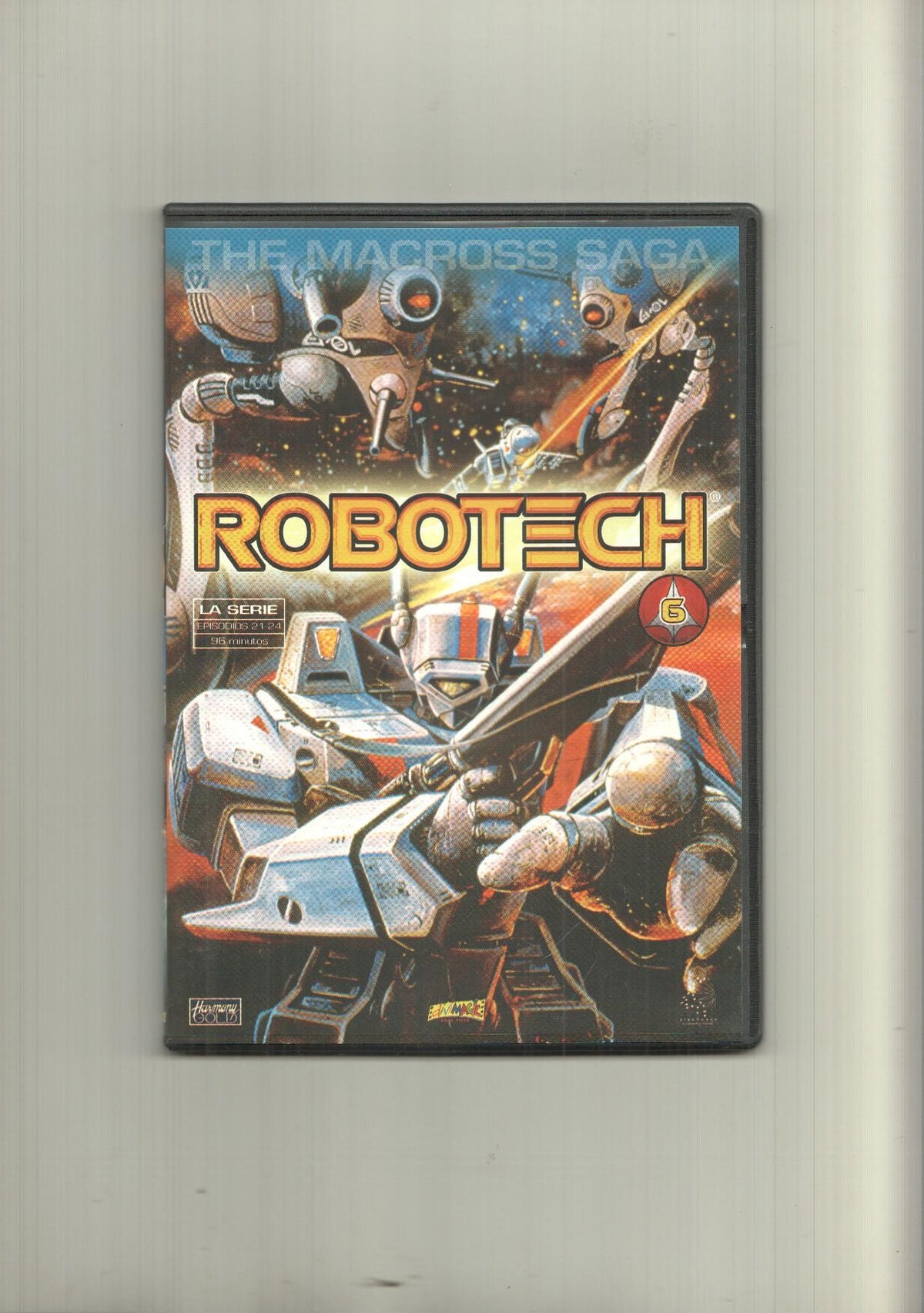 DVD: The Macross Saga Robotech numero 06 con los episodios 21 aL 24