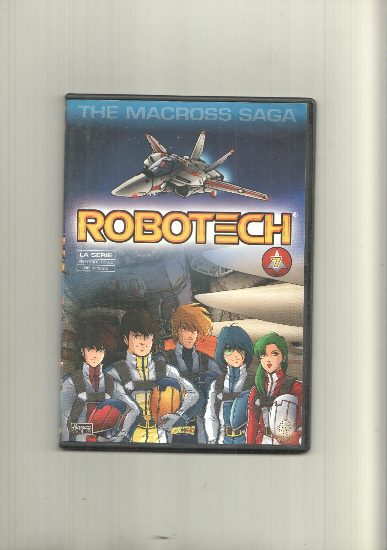 DVD: The Macross Saga Robotech numero 07 con los episodios 25 al 28