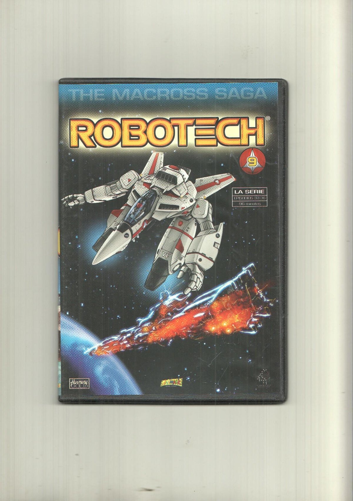 DVD: The Macross Saga Robotech numero 09 con los episodios 33 al 36