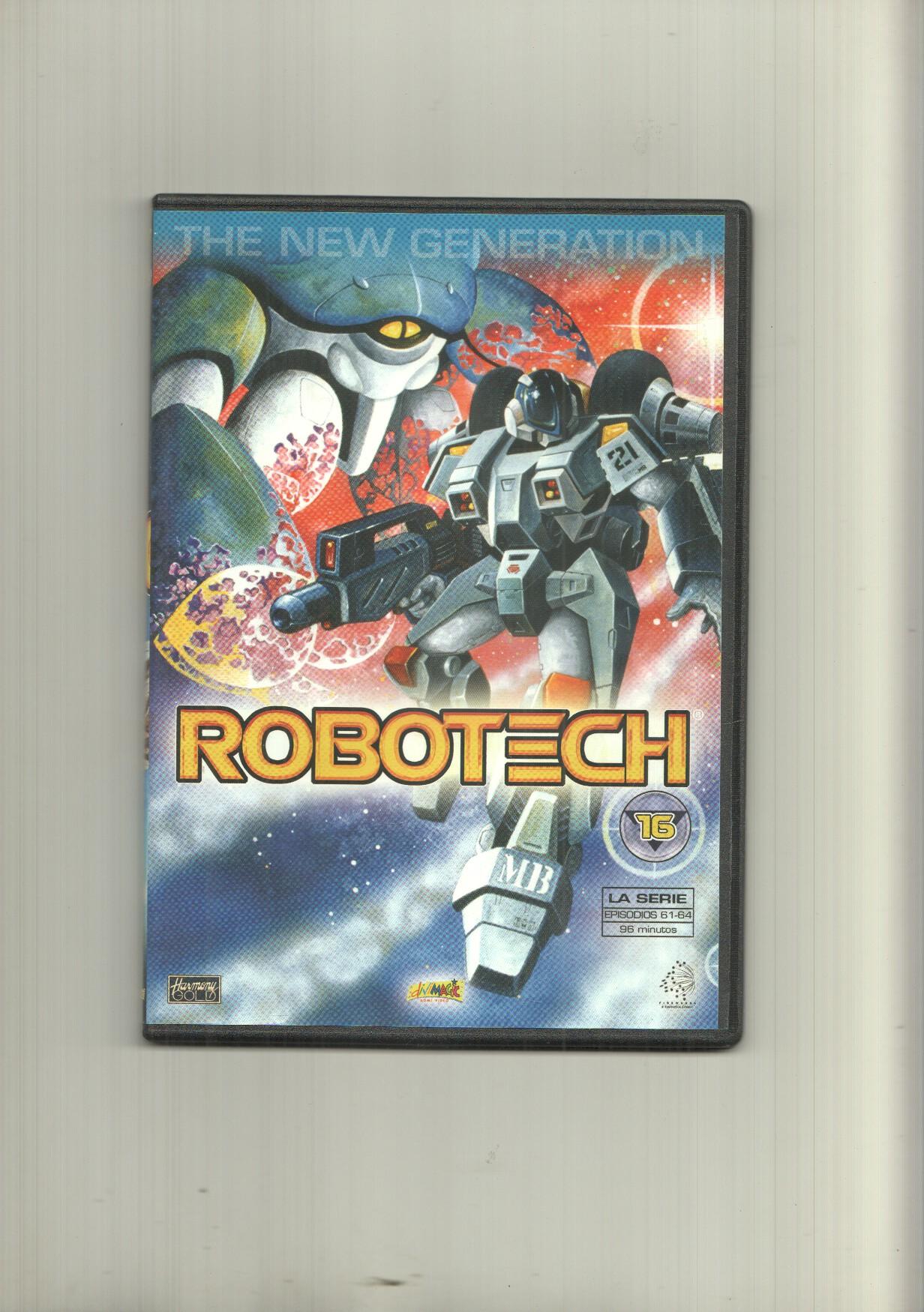 DVD: The Macross Saga Robotech numero 16 con los episodios 61 al 64