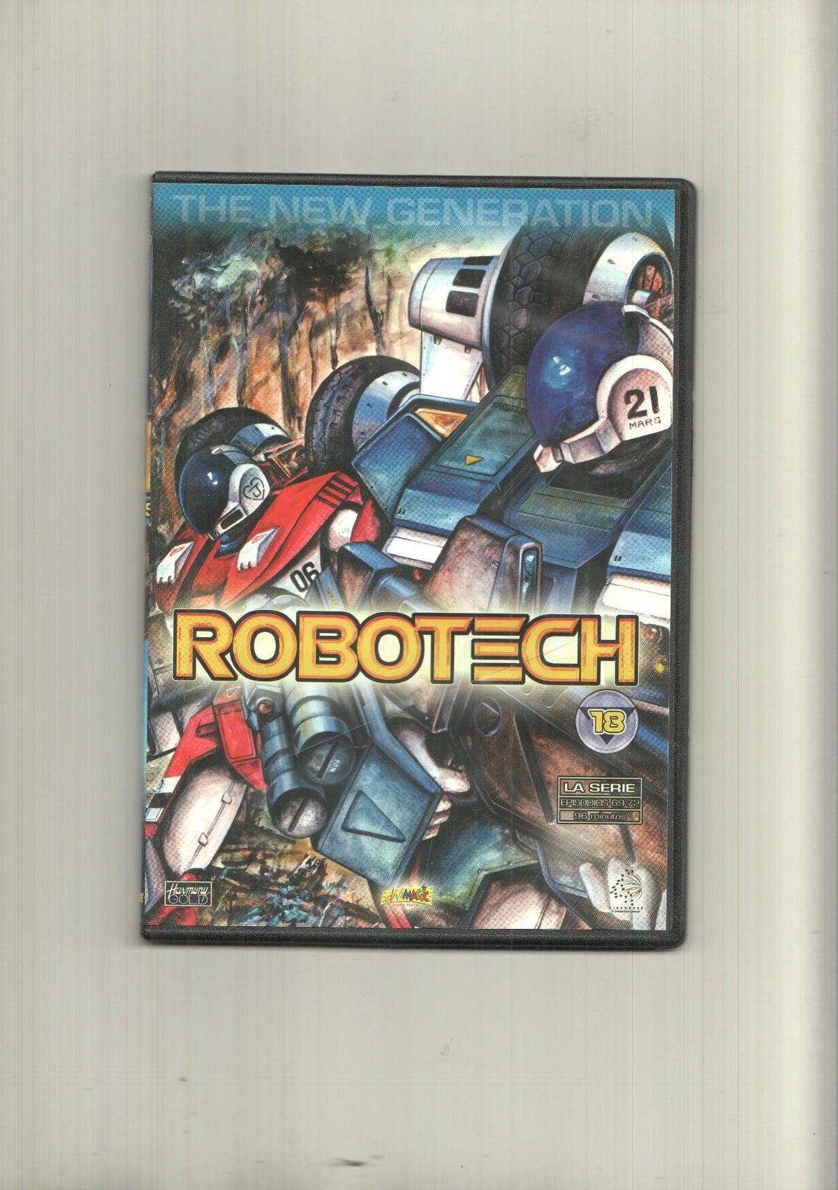 DVD: The Macross Saga Robotech numero 18 con los episodios 69 al 72