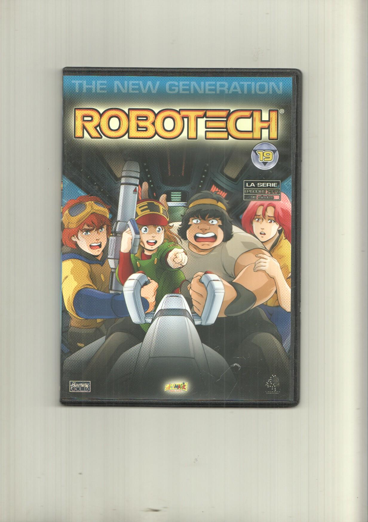 DVD: The Macross Saga Robotech numero 19 con los episodios 73 al 76