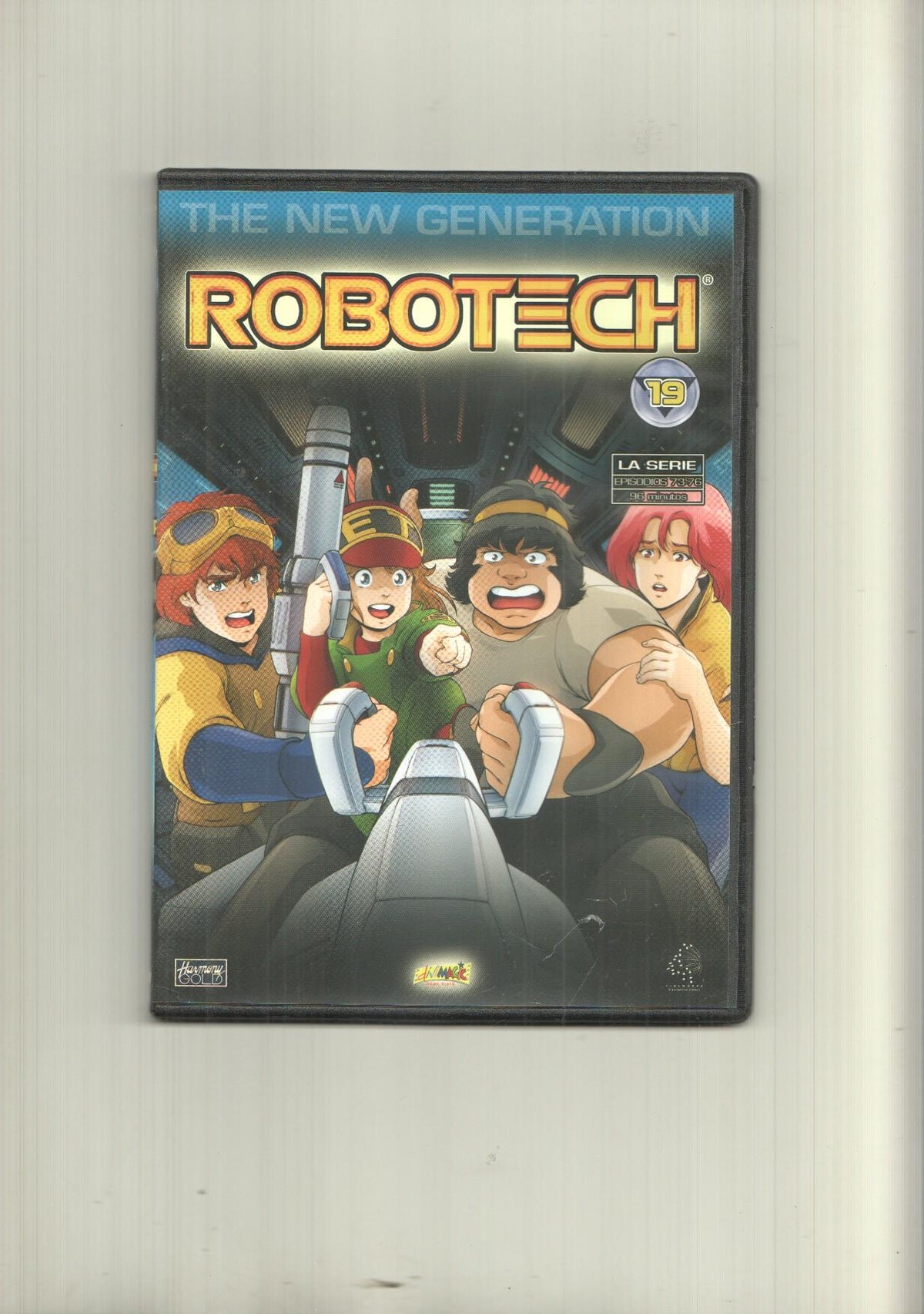 DVD: The Macross Saga Robotech numero 19 con los episodios 73 al 76