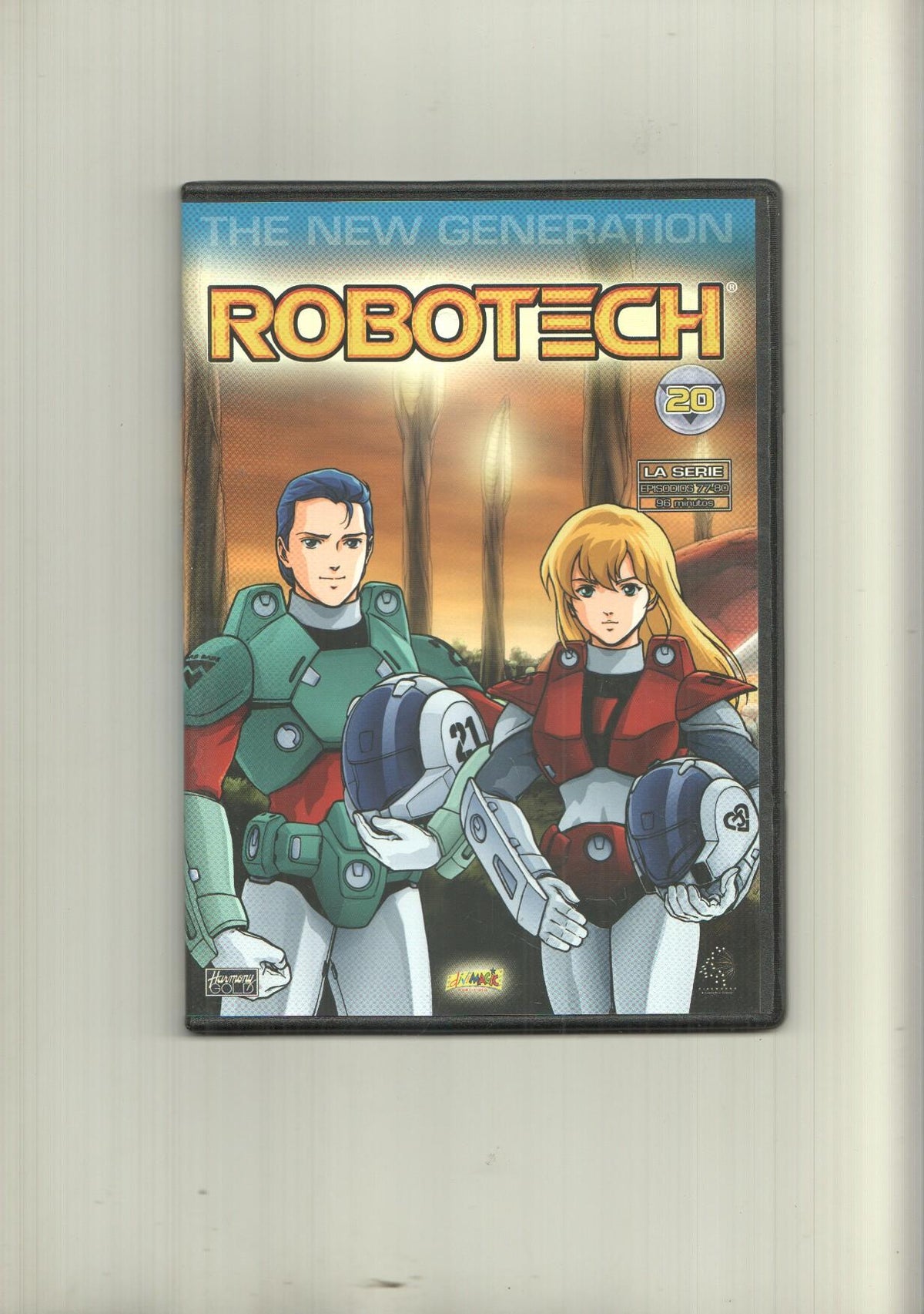 DVD: The Macross Saga Robotech numero 20 con los episodios 77 al 80