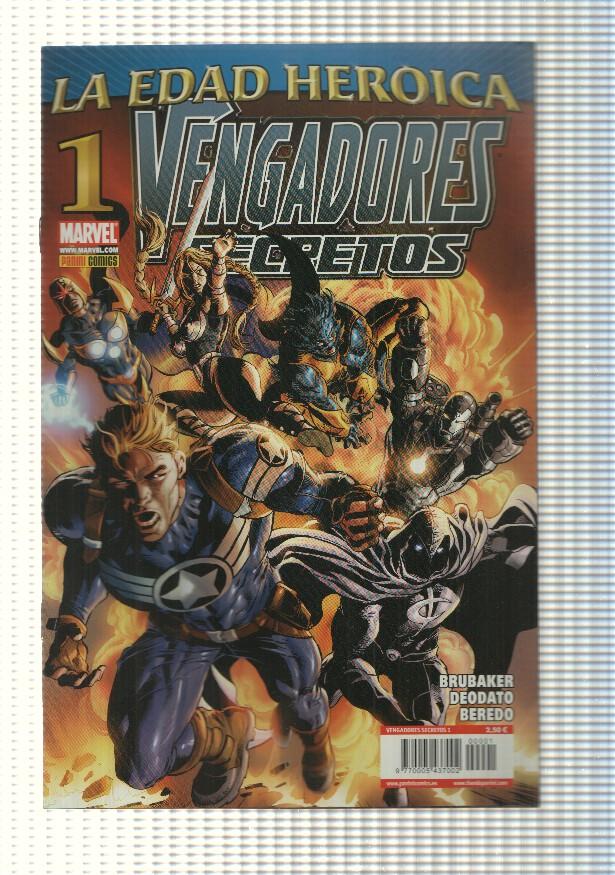 marvel: comic Vengadores Secretos num 01, año 1, 2011. La Edad Heroica - Historias Secretas parte 1